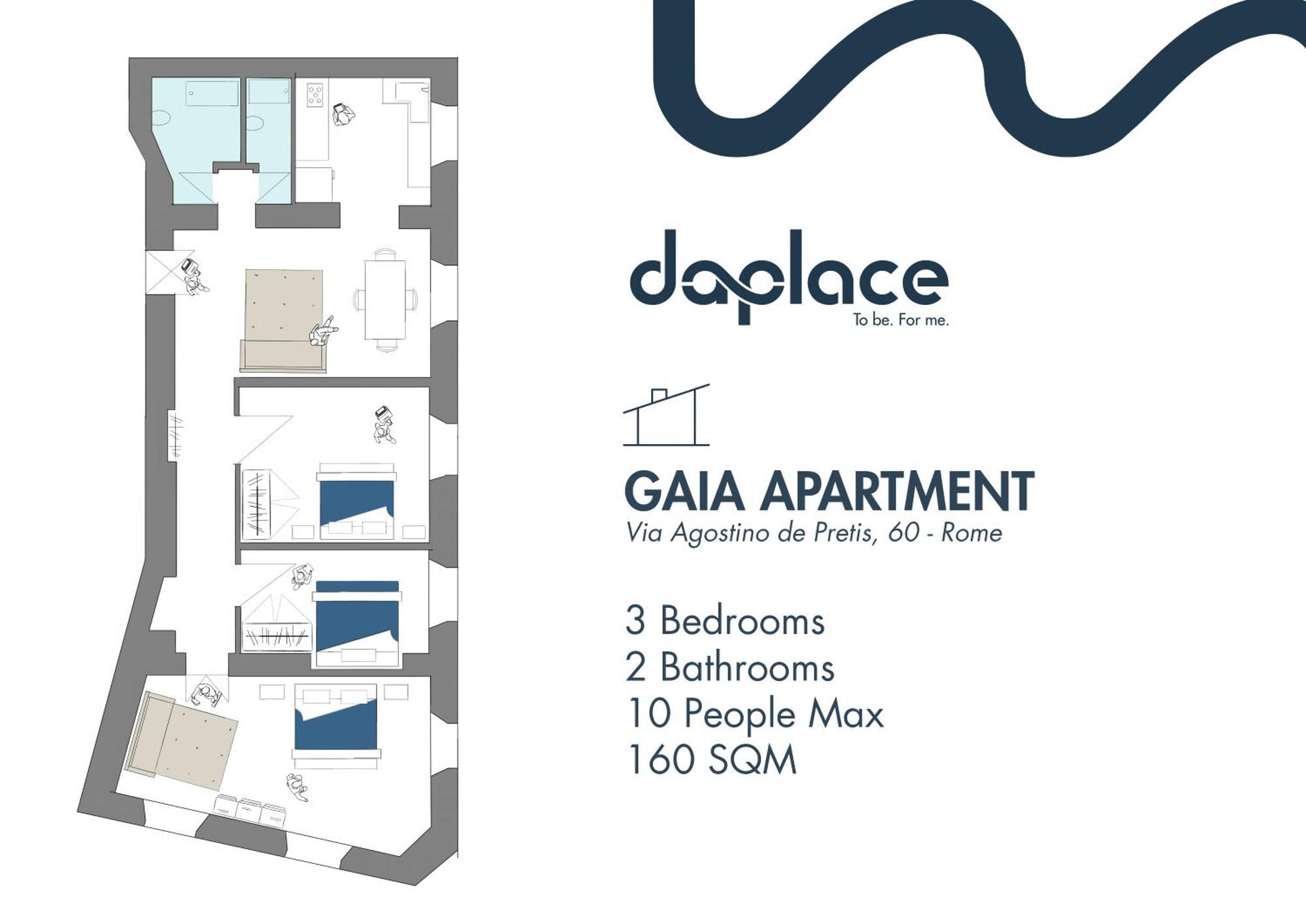 Daplace - Gaia Apartment Roma Esterno foto